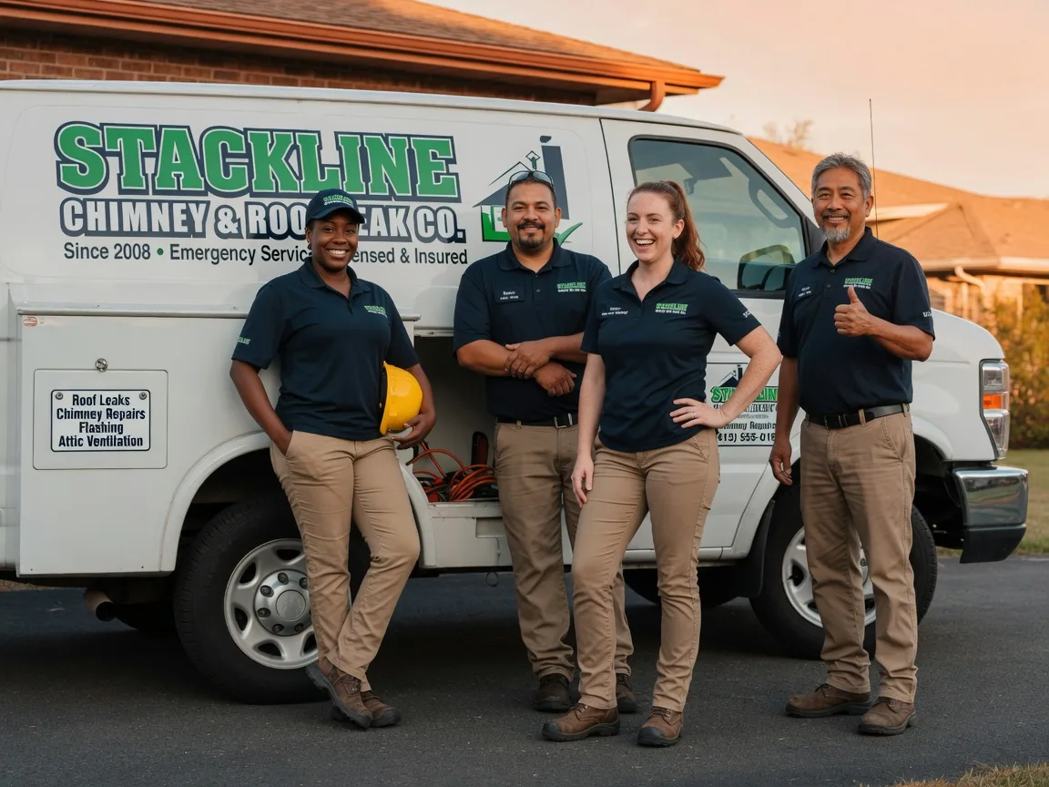 Chimney flashing repair company in Wanette, OK
